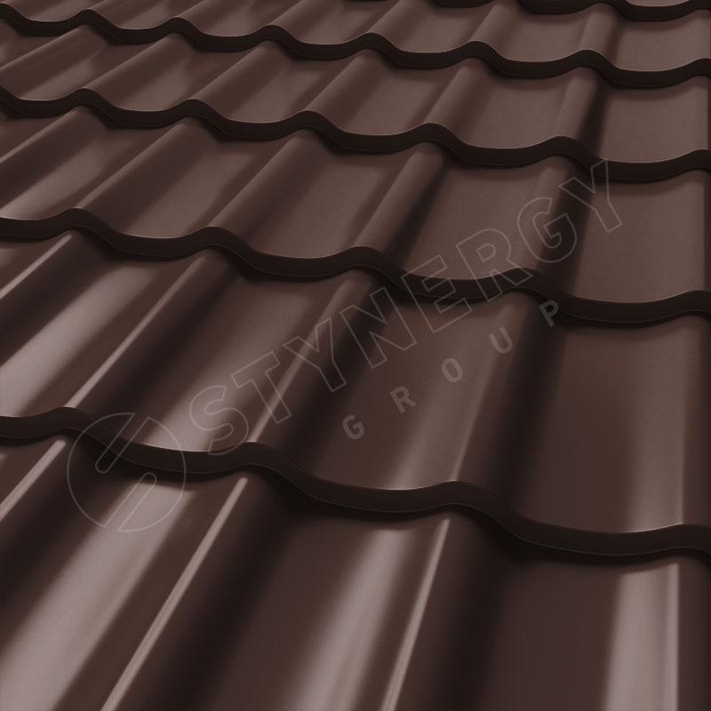 Металлочерепица металлочерепица см классик, rooftop кашемир 0,5