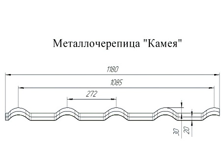 Профиль Камея, Полиэстер 0,45 мм